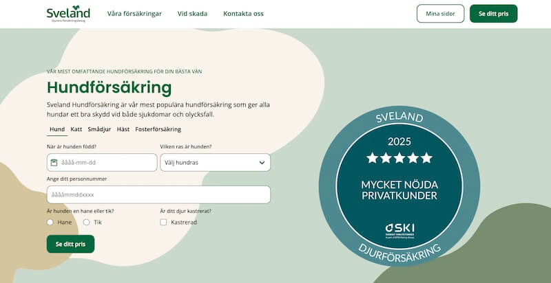 Sveland hundförsäkring