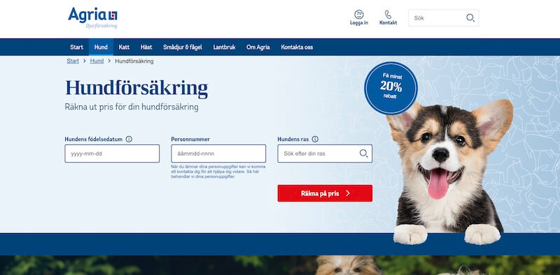 Agria hundförsäkring