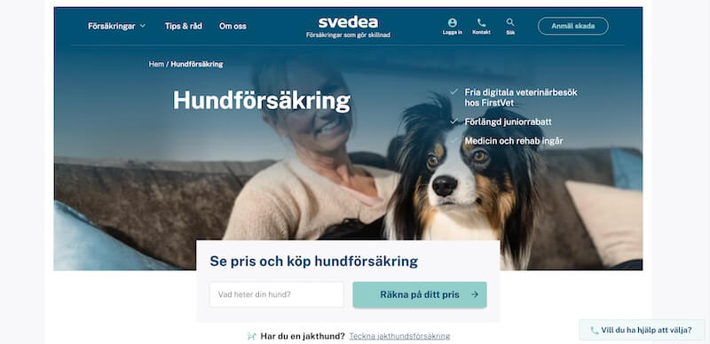 Svedea hundförsäkring