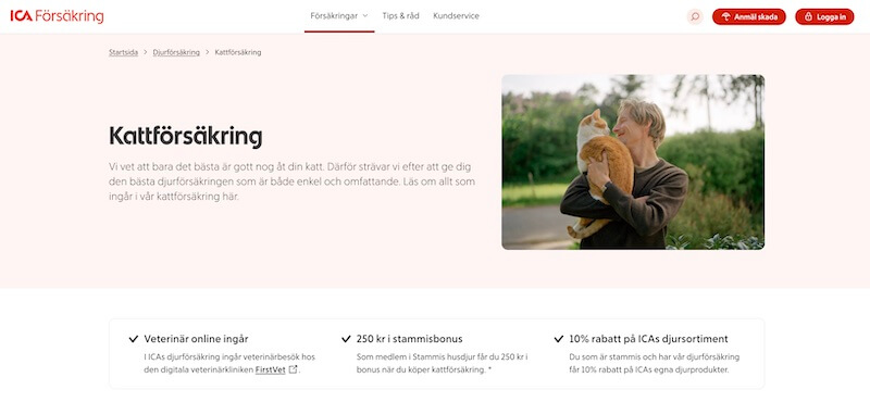 ICA kattförsäkring