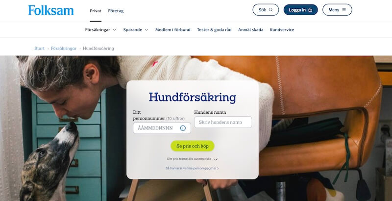 Folksam hundförsäkring